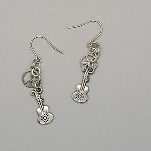 Guitar Earrings